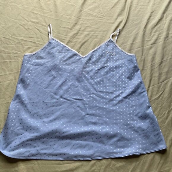 kate spade Tops - Kate Spade New York | Light Blue Polka Dot Camisole Top | Size L